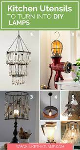 10 Kitchen Utensils To Upcycle Into A Diy Lamp