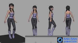 Girl Walk Cycle 2018 Xan San Animation Walking Animation Animation Reference Animation