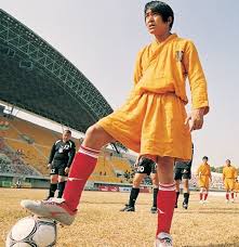 A young shaolin follower reunites with his discouraged brothers to form a soccer team using their martial art skills to their advantage. Crouching Tumblr Hidden Dragon Stephen Chow In Shaolin Soccer 2001