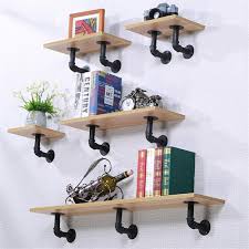 Just browse the large collection of 100 easy diy shelves with step by step projects and see what type of shelves you are looking for to add to your interior walls! Set Of 6 Industrial Black Iron Pipe Shelf Brackets Heavy Duty Rustic Floating Diy Shelf Bracket