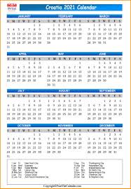 Kalendar kuda 2021 malaysia untuk download secara percuma. 2021 Holiday Calendar Croatia Croatia 2021 Holidays