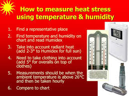 Ppt Using Humidex To Prevent Heat Stress Powerpoint