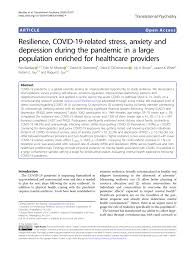 Yo maps ft drimz mutima ubaba official audio zedmusic. Pdf Resilience Covid 19 Related Stress Anxiety And Depression During The Pandemic In A Large Population Enriched For Healthcare Providers