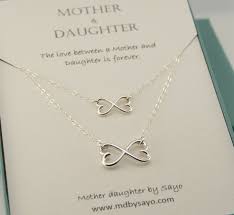Mother Daughter Infinity Heart Necklace Set Mini And Me Etsy Mom Daughter Jewelry Mother Daughter Jewelry Daughter Necklace