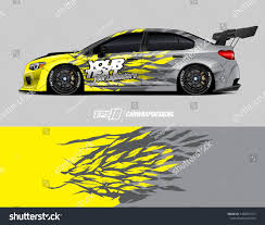 car wrap graphic abstract racing strip and background for racing livery or daily use car vinyl sticker カーラッピング カスタムカー カー