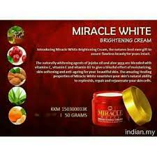 The night cream is a special service every night. Miracle White Brightening Cream Shopee Malaysia