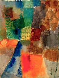 He was also very interested in the theory of color. Paul Klee The Yellow House Art Print Canvas On Stretcher Framed Picture