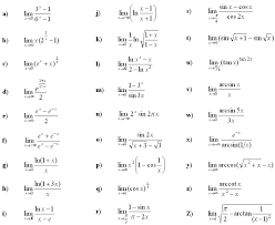 The worksheets can be made in html or pdf format — both are easy to print. Math Exercises Math Problems Limit Of A Function