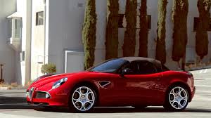 Wallpaper Alfa Romeo 8c Spider Red Supercar 1920x1200 Hd Picture Image