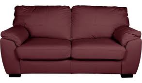 We have grey walls and a grey area rug. Buy Argos Home Milano 3 Seater Leather Sofa Burgundy Sofas Argos