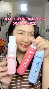 Hello Glow Hairsaver Dry Shampoo now have NEW SCENTS! Powder Musk & Pink  Rosé @helloglowofficial @skinscent.pr @beautyscribe.pr @denicesy #helloglow  #helloglowofficial #dryshampoo