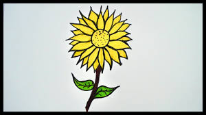 How To Draw A Sunflower Drawing And Coloring For Kids Sunflower Drawing Flower Drawing Drawings You can edit any of drawings via our online image editor before downloading. how to draw a sunflower drawing and