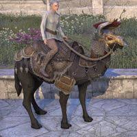 Personally, i don't think you'll be seeing people riding that mount very often. Online Mounts Camelids The Unofficial Elder Scrolls Pages Uesp