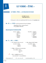 Extrait Grammaire Progressive Du Francais Niveau Intermediaire Grammaire Progressive Du Francais Grammaire Verbe Etre