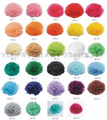 Us 3 32 5 Off 29colors As Color Chart Tissue Paper Flower Balls For Wedding 6