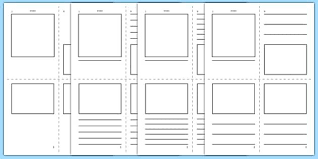 A Handy Set Of Templates Allowing Your Children To Create Their Own Little Mini Books Teacher Plan Book Template Plan Book Template Booklet Template