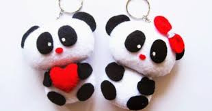 Boneka Panda Dari Kain Flanel Jpg 500 359 Kain Flanel Gantungan Kunci Tutorial Boneka