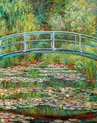 Kunstdruck, leinwandbild, gerahmtes bild, glasbild und tapete. Claude Monet Japanische Brucke Kunstdruck Leinwandbild Gerahmtes Bild