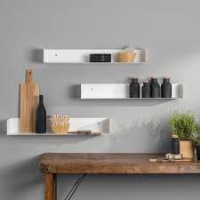 Wandregal Metall Schwarz Weiss Grau Regalraum Wandregal Metall Regalwand Schwimmendes Regal