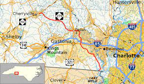 Gastonia is the 13th largest city in north carolina. North Carolina Highway 279 Wikipedia
