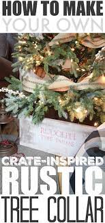 This Diy Rustic Christmas Tree Collar Looks So Clean And Tidy Under A Tree And Is Much Less Like Rustic Christmas Tree Tree Collar Christmas Diy Christmas Tree