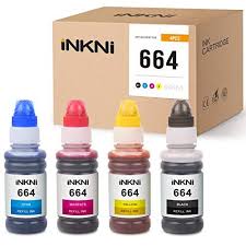 Epson Expression Et 2550 Ecotank All In One Printer Inkni Compatible Ink Bottle Replacement For Epson 664 T664 Refill Ink For Expression Et 2650 Et 2550 In 2020 Mini Printer Portable Photo Printer Ink Toner