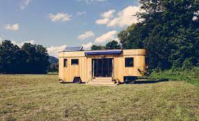 Der fahrradanhänger traveller, made in germany, ist ein flexibler und universell einsetzbarer begleiter. Wohnwagon Ein Mini Haus Auf Radern Re Blog