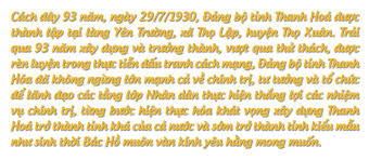 Thanh Hóa - Hành trình khát vọng