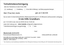 „entspannter umgang zwischen eltern und ihren babys im ersten lebensjahr mit der methode pekip®. Neue Teilnahmebescheinigungen Nach Vgb Vorschrift