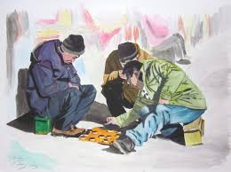 Maybe you would like to learn more about one of these? People Being A Series Of Watercolor Paintings Art People Gallery