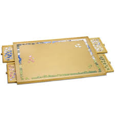 Bits And Pieces Puzzle Board With Drawers Best Gifts For Puzzle Lovers Puzzle Storage Wooden Puzzles Puzzles Gifts