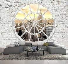 Tapisserie Trompe L Oeil L Nouvelle Photo Imitation Papier Peint Trompe L Oeil Leroy Merlin 3d Wallpaper New 3d Wallpaper New York Photo Mural
