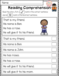 February Reading Comprehension Passages Reading Comprehension Preschool Reading Reading Comprehension Worksheets