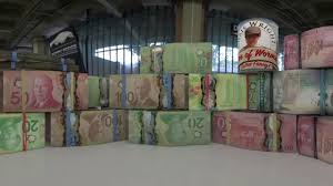 Image result for pictures of canadian money stacks