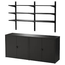 Bror Storage Combo W Cabinet Workbench Ikea Ikea Algot Shelving Unit Ikea