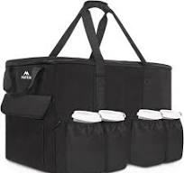 MATEIN Food Delivery Bag XXL - 23x14x15 inches, Water Resistant Large  Insulated Hot & Cooler Catering Bags with Cup Holders for Food Deliveries,  Pizza ...