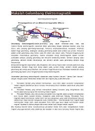 Makalah Gelombang Elektromagnetik 1 Gelombang Elektromagnetik