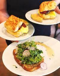 Treehouse Coffee Co Delicious Biscuit Menu Breakfast Sandwiches Omelettes Fresh Seasonal Fruit Bowls And More Duck Tasty Dishes Delicious Breakfast
