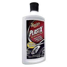 Meguiars Plastx Clear Plastic Cleaner Polish 10 Oz G12310 In 2021 Headlight Restoration Kit How To Clean Headlights Meguiars