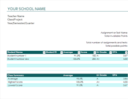 20 Excel Spreadsheet Templates For Teachers