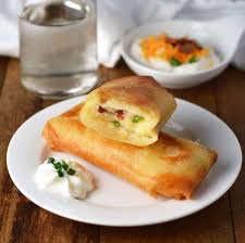 Spring Roll Recipes Loaded Potato Spring Rolls