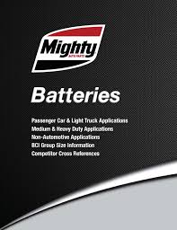 Mighty East Penn Battery Catalog 2019 Pages 1 50 Text