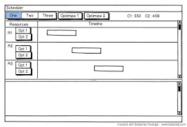 Where To Place Optimization Controls In A Scheduling