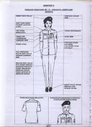 Baju bulan sabit merah sekolah rendah perempuan. Pakaian Seragam Bulan Sabit Merah Malaysia