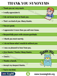 Thank You Synonyms Other Ways To Say Words To Use Learn English Creativity in virtual reality, including creativity of interaction on the internet, invites play.