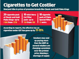 In addition, risks increased 8‐fold in the highest quartile of number of cigarettes per day compared to non‐cigarette smokers vs. Cigarette Itc Increases Cigarette Prices By 4 8 As A Result Of Higher Tax The Economic Times