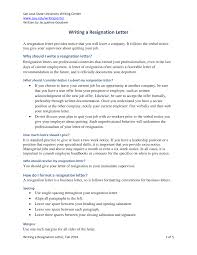 My last day of employment will be month day year. Https Www Sjsu Edu Writingcenter Docs Handouts Resignation 20letters Pdf