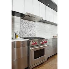 Fond De Hotte De Cuisine Motif Geometrique Polygonale Cuisines Deco Credence Cuisine Et Cuisines Maison