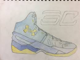 Stephen Curry Shoe Sketchbook Drawing Stephen Curry Shirts Stephen Curry Shoes Stephen Curry
