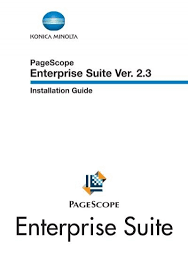 Download the latest drivers, manuals and software for your konica minolta device. Pagescope Enterprise Suite Ver 2 Konica Minolta